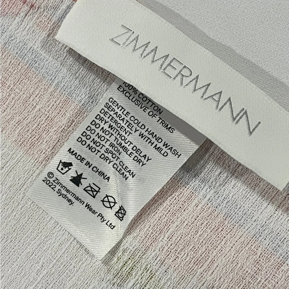 Zimmermann Multicolor Floral Beach Towel - Picture 5 of 7